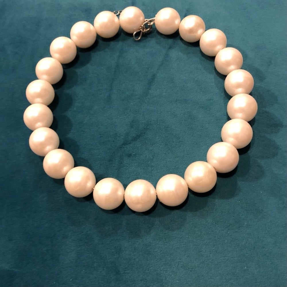 Oversized Costume Faux Pearls